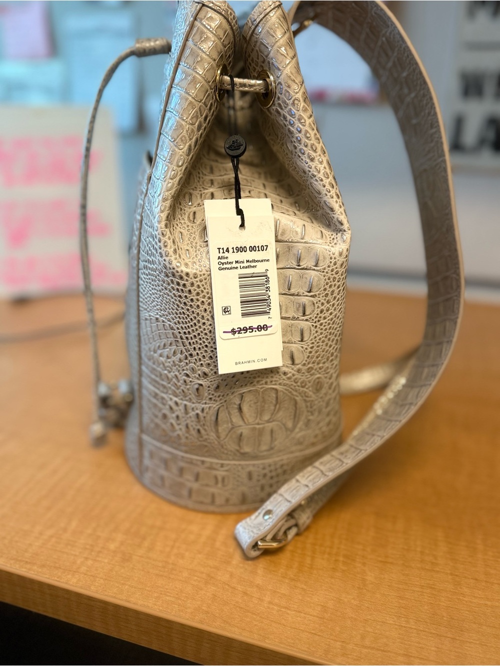 Brahmin Mini Melbourne Oyster Backpack - Picture 2 of 8